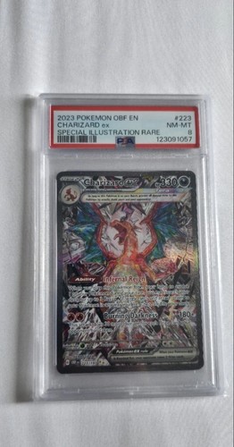 Psa charizard sir - 8, ex