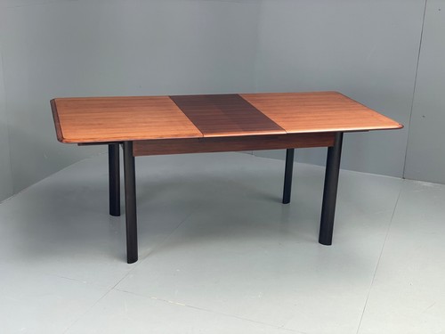 Vintage walnut dining table - dining,