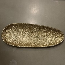 Gold Oval Shaped Plate/tray
