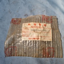 Nos HONDA EXHAUST COLLET C50,C70,Z50A,C65 1969, C70Z2 ,18233-041-000 ,NOS .