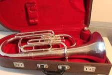Silver Bb Baritone Horn Case