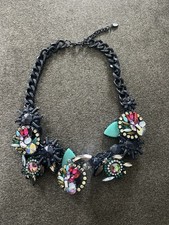 Zara women’s colourful statement necklace great condition