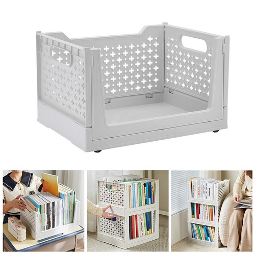 Stackable basket box books - basket,