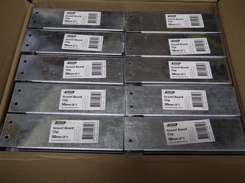 Gravel board clips 150mm - 10,