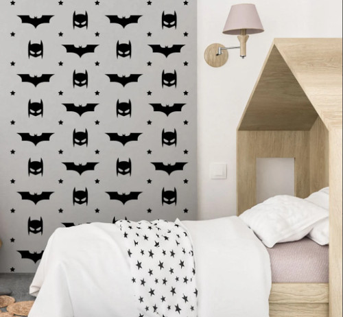 62x batman mask bat stars - batman,