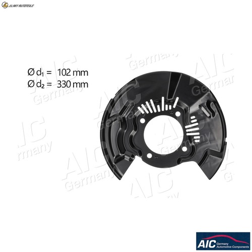 Splash plate brake disc 70740 - brake,