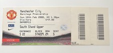 Unused Ticket Stub: 2007/2008