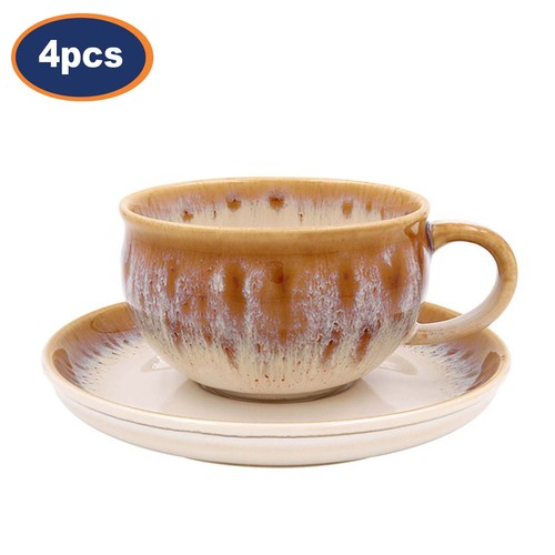 Cup saucer set - set, 4