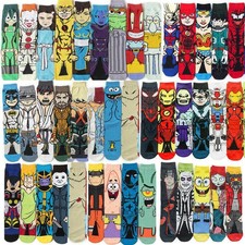 Adult Anime Cartoon Long Socks Cosplay Embroidery Warm Socking Basketball Sock