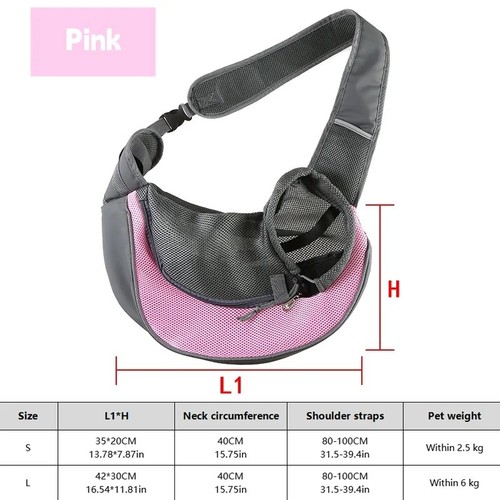 Pet puppy dog mesh sling - pet, carry