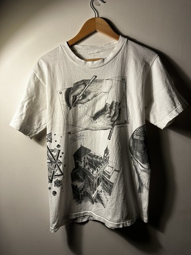 Vintage 1991 escher art tee - mc,
