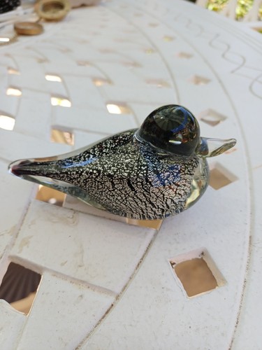 Murano glass duck paperweight - glass,