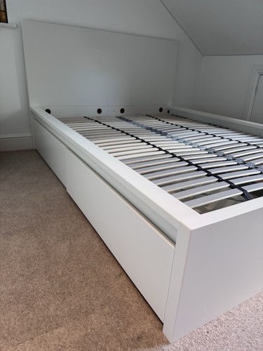 Ikea malm double bed frame - double,