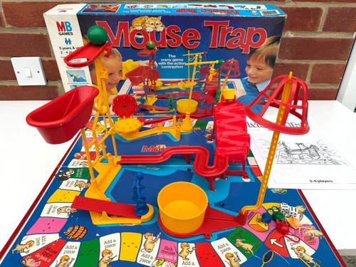 Vintage mouse trap board game - vintage,