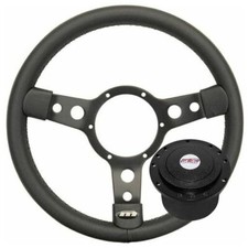 Mountney leather steering - leather,