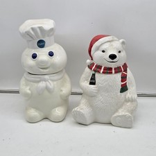 Pillsbury Dough Boy 1988 Coca Cola Bear 1996 Cookie Jars