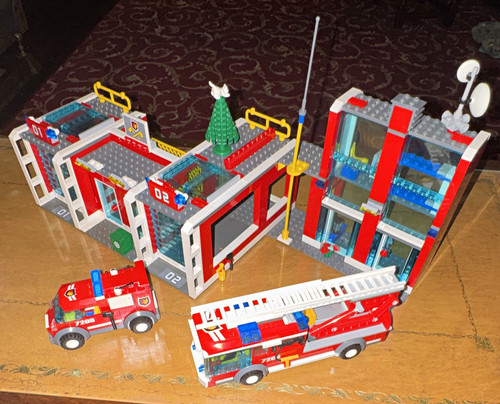 Lego city fire - fire, 7208