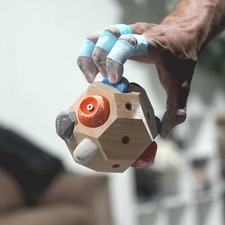 Portable Handcrafted Boulder Block 3D Rock Climbing Ball  For Climbing Lover