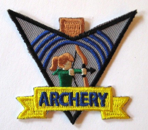 Boy girl scout guide - girl, archery