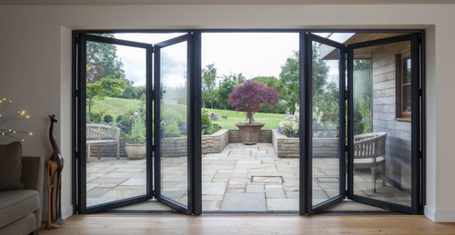 Aluminium fold doors - aluminium,