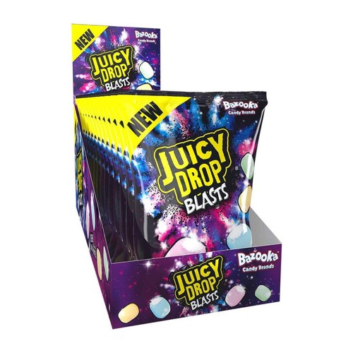 12x bazooka juicy drop blasts - bazooka,
