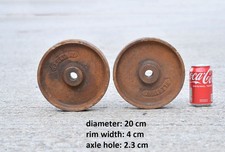 pair of iron wheels shepherd /