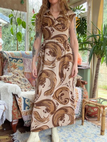Vintage 1970s maxi dress - vintage,