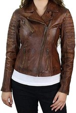 Ladies Leather Jacket Dirty