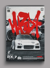 Mazda RX7 Japanese Car Poster