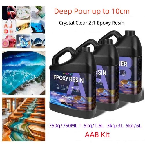 Deep pour clear epoxy resin - deep,