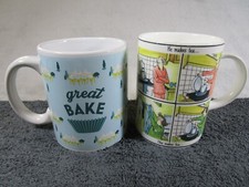 2 Lovely Vintage Hudson Middleton  He / She Mug & Soggy Bottom Great Bake Mug