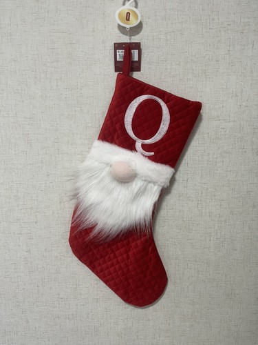 Red christmas gonk stocking - christmas,