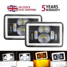 2X 4x6'' LED Headlamp