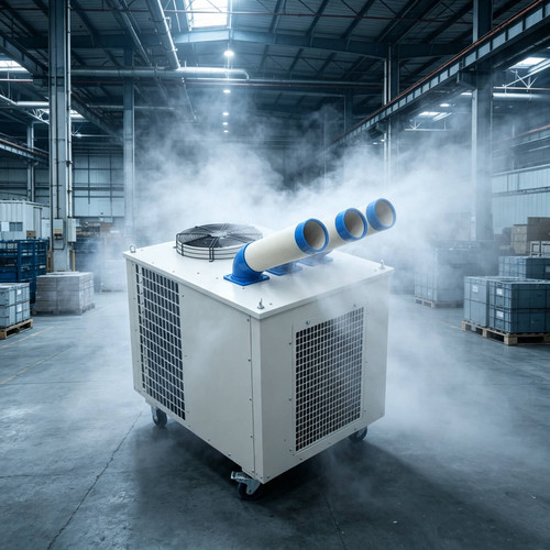 Mobile industrial spot cooler - mobile,