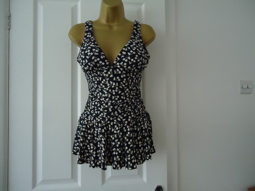 Navy mix swimskirt size - s,