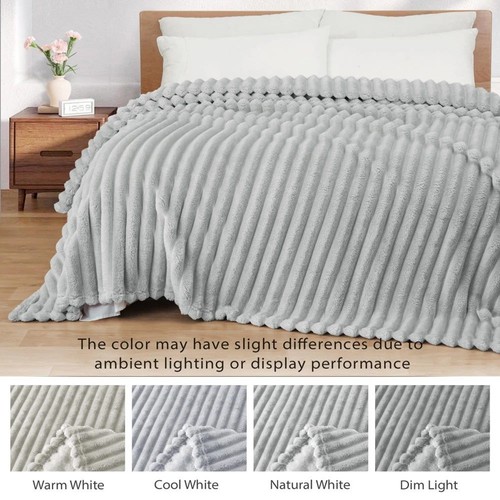 Large ribbed faux - faux, warm