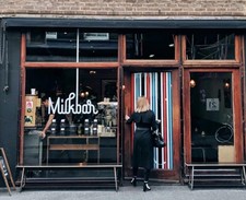 Soho Shop Door 1960's Oak &