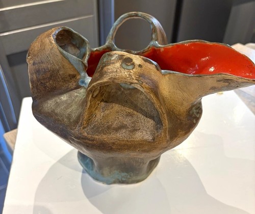 Vintage unusual studio pottery