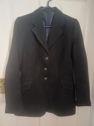 Ladies caldene black - black, wool
