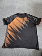 Slazenger Activewear Mens Top - 2xL - Black & Orange