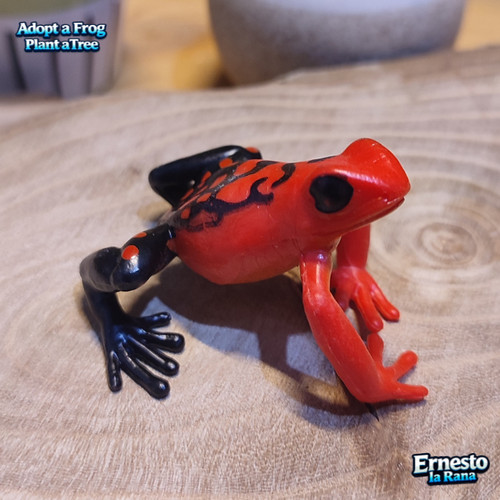 Red poison dart - poison, figurine