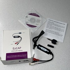 EzCap USB Audio Capture, edit & format (USB & multi device connections) Black