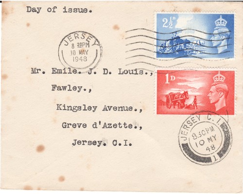 Channel islands fdc emile - channel,