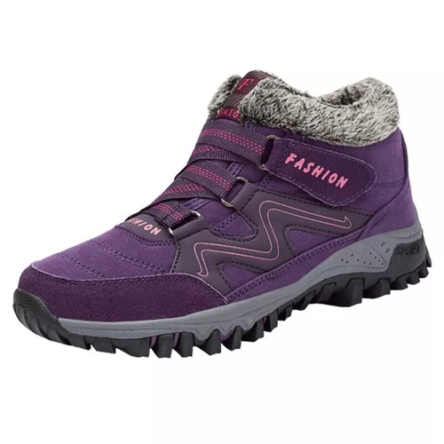 Womens snow ankle - boots, plush