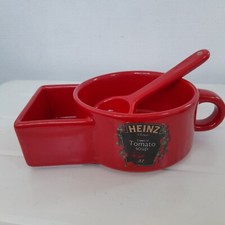 Heinz Cream of Tomato Soup Bowl Mug Bread Holder 
