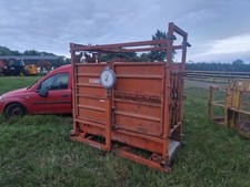 Ritchie cattle crush with weigh scales livestock  VGC