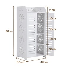 3/4/5Tier White Shoe Storage
