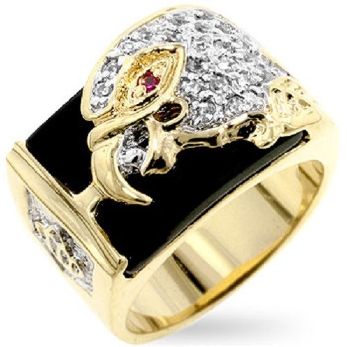 18k gold diamond simulated - 18k,