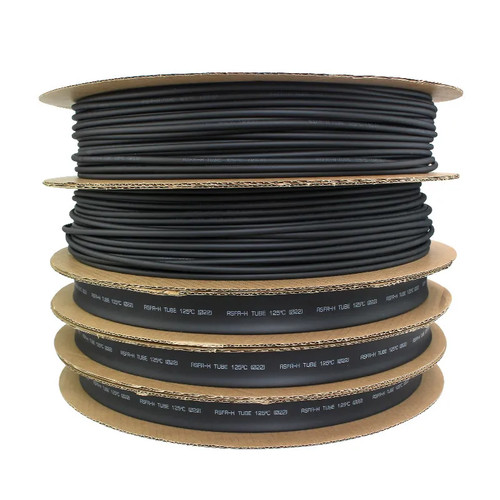 Black heat shrink tubing - black,