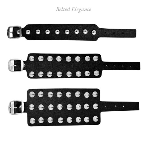 Handmade leather spiked - leather,